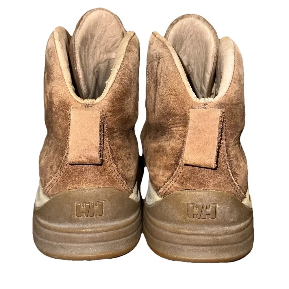 Helly Hansen Berthed Waterproof Brown Leather Hiking Boots Lace Up Mens 6.5 $140